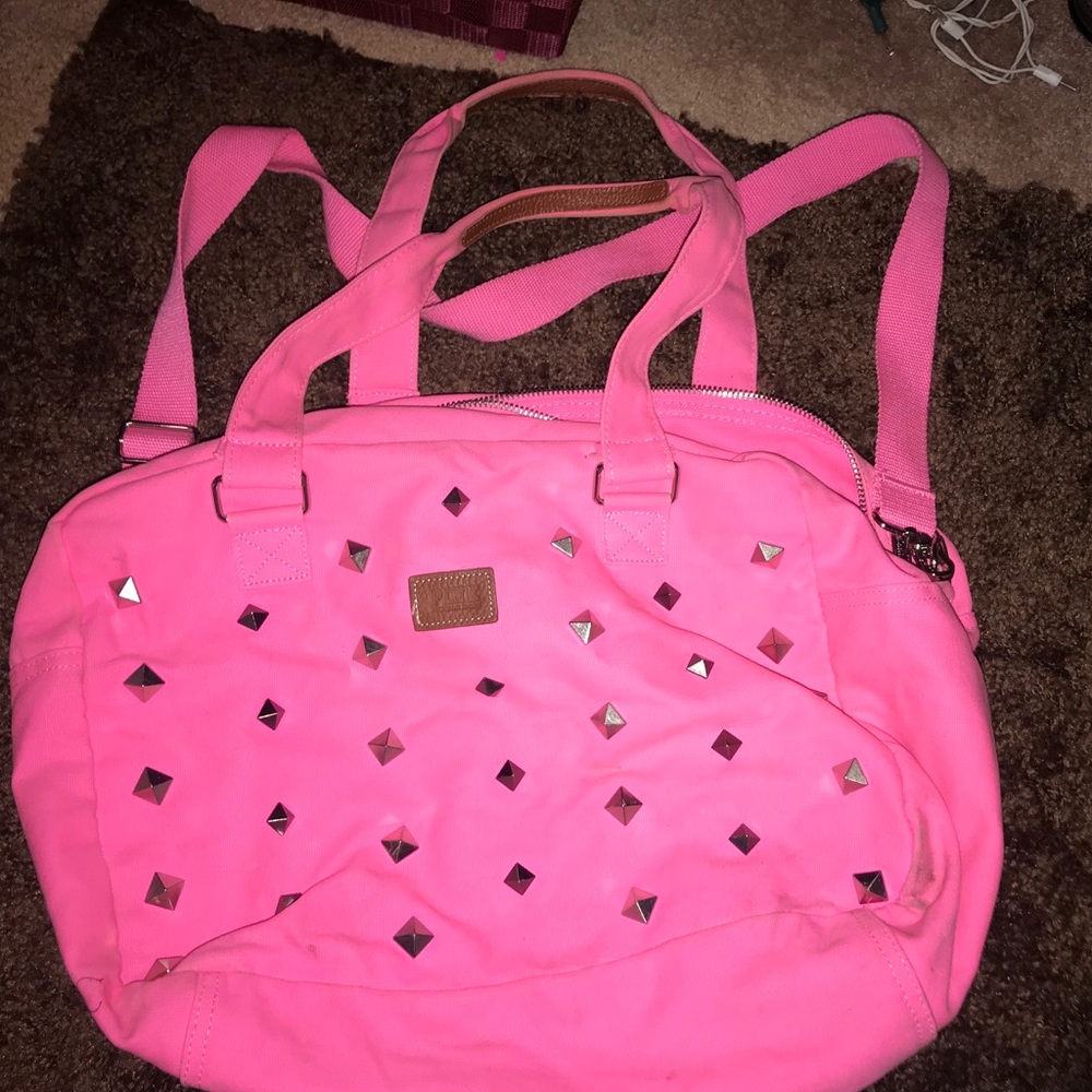 Victoria’s Secret weekend bag.
